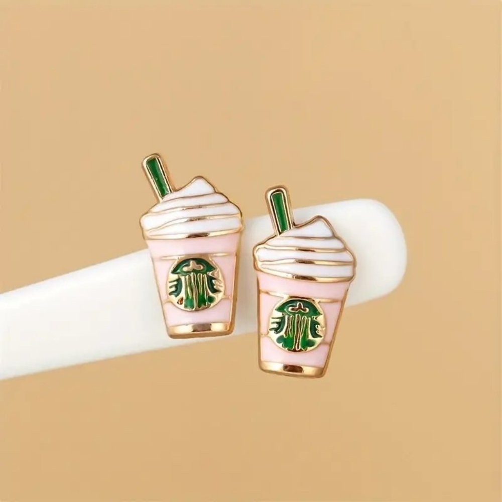 Earrings Pink Drink